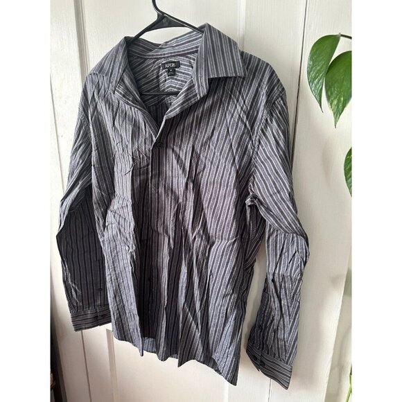 Apt 9 men’s size medium striped shirt - Picture 2 of 7